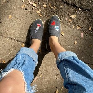 BP Women’s Slip On Shoes Grey